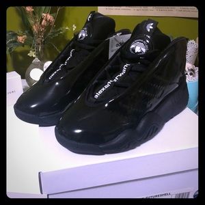 Alexander Wang x Adidas Black Futureshell Sneakers